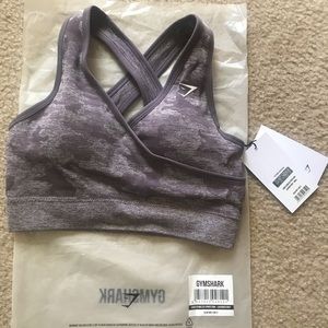 Gymshark camo seamless sports bra